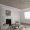 Ekena Millwork 33W x 33H x 38T Small Cameron Decorative Fretwork Wood Ceiling Panels, Wood Paint Grade CELW33X33X0375CAMMF - alternate 1
